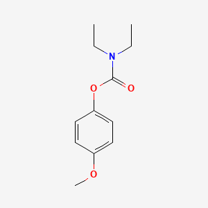 molecular formula C12H17NO3 B8625028 4-Methoxyphenyl diethylcarbamate CAS No. 85630-18-8