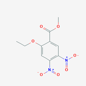 molecular formula C10H10N2O7 B8625399 Methyl 2-ethoxy-4,5-dinitrobenzoate CAS No. 825619-21-4
