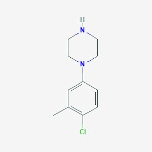 molecular formula C11H15ClN2 B8625420 1-(4-Chloro-3-methylphenyl)piperazine 