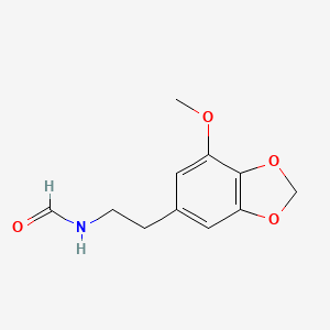 N-(2-(7-Methoxybenzo[d][1,3]dioxol-5-yl)ethyl)formamide