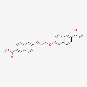 6,6'-[Ethane-1,2-diylbis(oxy)]di(naphthalene-2-carboxylic acid)