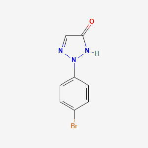 molecular formula C8H6BrN3O B8625508 2-(4-bromophenyl)-2H-1,2,3-triazol-4-ol 