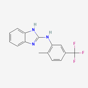 N-[2-Methyl-5-(trifluoromethyl)phenyl]-1H-benzimidazol-2-amine