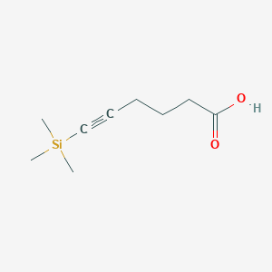 B8625557 5-Hexynoic acid, 6-(trimethylsilyl)- CAS No. 101224-43-5