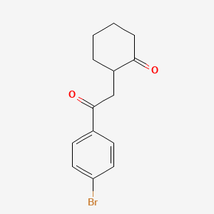 Cyclohexanone, 2-[2-(4-bromophenyl)-2-oxoethyl]-
