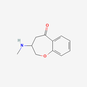 (1)-3,4-Dihydro-3-(methylamino)-1-benzoxepin-5(2H)-one