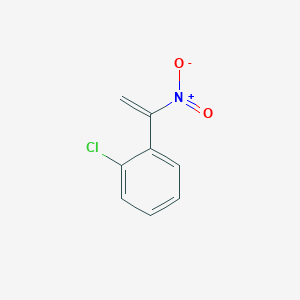 molecular formula C8H6ClNO2 B8625616 1-Chloro-2-(1-nitroethenyl)benzene CAS No. 59238-31-2