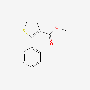 molecular formula C12H10O2S B8625692 Methyl 2-phenylthiophene-3-carboxylate 