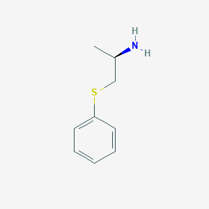 molecular formula C9H13NS B8625730 (R)-1-Phenylthio-2-propylamine 
