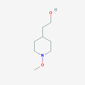 molecular formula C8H17NO2 B8625744 2-(1-Methoxy-piperidin-4-yl)-ethanol 