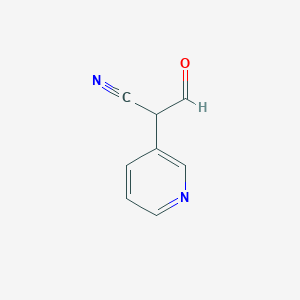 molecular formula C8H6N2O B8625801 3-Oxo-2-(3-pyridyl)propanenitrile CAS No. 56239-15-7