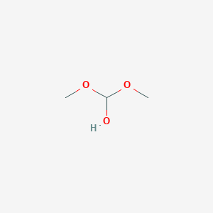 molecular formula C3H8O3 B8625845 Dimethoxymethanol CAS No. 58982-49-3