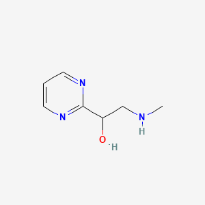 2-(methylamino)-1-(pyrimidin-2-yl)ethan-1-ol