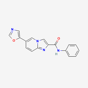 6-(oxazol-5-yl)-N-phenylimidazo[1,2-a]pyridine-2-carboxamide