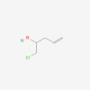 molecular formula C5H9ClO B8625912 1-Chloropent-4-en-2-ol 