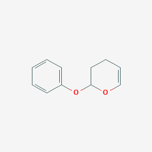 molecular formula C11H12O2 B8625937 2-phenoxy-3,4-dihydro-2H-pyran CAS No. 2720-53-8