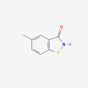 molecular formula C8H7NOS B8625944 5-Methyl-benzo[d]isothiazol-3-one 