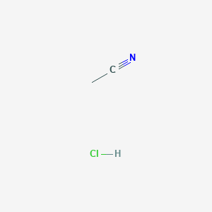 molecular formula C2H4ClN B8625948 Acetonitrile hydrochloride CAS No. 73233-19-9