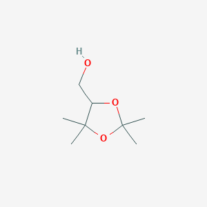 molecular formula C8H16O3 B8625951 (2,2,5,5-Tetramethyl-1,3-dioxolan-4-yl)methanol CAS No. 90137-20-5