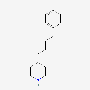 molecular formula C15H23N B8625998 4-(4-Phenylbutyl)piperidine CAS No. 118156-59-5