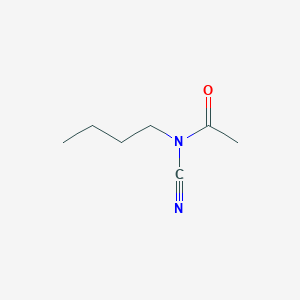molecular formula C7H12N2O B8626236 N-Butyl-N-cyanoacetamide CAS No. 87719-03-7