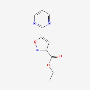 Ethyl 5-(pyrimidin-2-yl)isoxazole-3-carboxylate