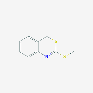 molecular formula C9H9NS2 B8626287 2-(Methylsulfanyl)-4H-3,1-benzothiazine CAS No. 62348-10-1
