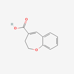 molecular formula C11H10O3 B8626335 2,3-Dihydro-benzo[b]oxepin-4-carboxylic acid 