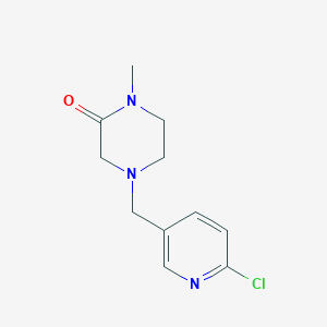 4-(6-Chloro-pyridin-3-ylmethyl)-1-methyl-piperazin-2-one