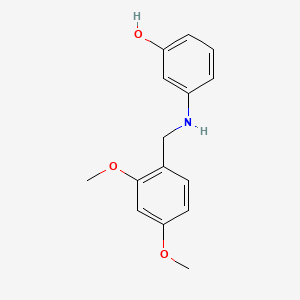 molecular formula C15H17NO3 B8626354 n-(2,4-Dimethoxybenzyl)-3-hydroxyaniline 
