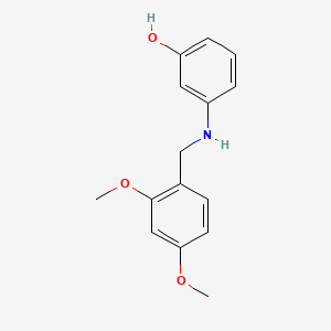 3-[(2,4-dimethoxyphenyl)methylamino]phenol