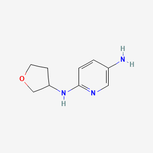 2-N-(oxolan-3-yl)pyridine-2,5-diamine