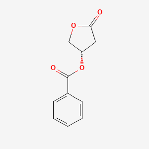 molecular formula C11H10O4 B8626401 (S)-beta-Benzoyloxy-gamma-butyrolactone CAS No. 207985-74-8