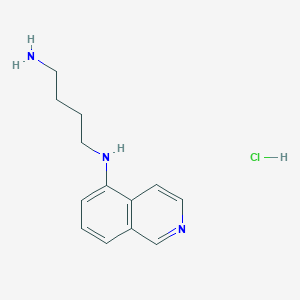 molecular formula C13H18ClN3 B8626454 N-(5-Isoquinolyl)-1,4-butylenediamine hydrochloride CAS No. 651307-04-9