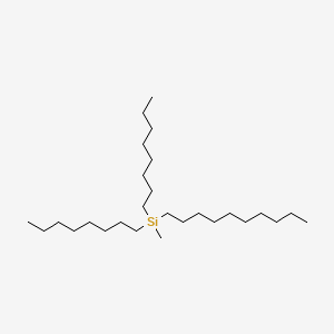 molecular formula C27H58Si B8626519 Silane, decylmethyldioctyl- CAS No. 83094-48-8
