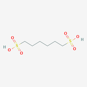molecular formula C6H14O6S2 B8626576 Hexane-1,6-disulfonic Acid 