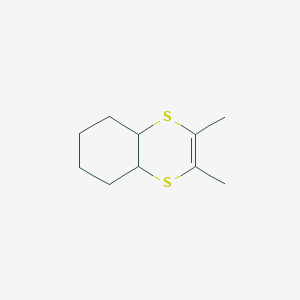 B8626581 2,3-Dimethyl-4a,5,6,7,8,8a-hexahydro-1,4-benzodithiine CAS No. 55789-69-0