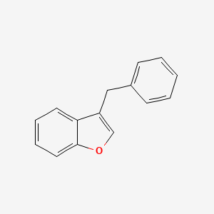 molecular formula C15H12O B8626651 3-Benzylbenzofuran 