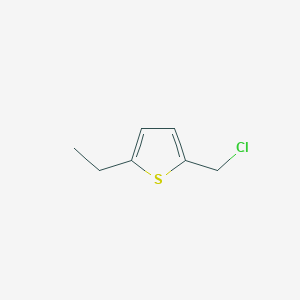 molecular formula C7H9ClS B8626666 2-(Chloromethyl)-5-ethylthiophene 