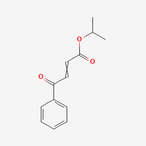 molecular formula C13H14O3 B8626705 Propan-2-yl 4-oxo-4-phenylbut-2-enoate CAS No. 89781-41-9