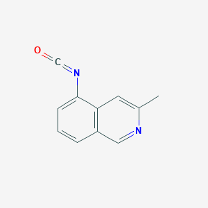 molecular formula C11H8N2O B8626752 5-Isocyanato-3-methylisoquinoline 