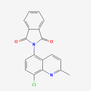 2-(8-Chloro-2-methylquinolin-5-yl)-1H-isoindole-1,3(2H)-dione