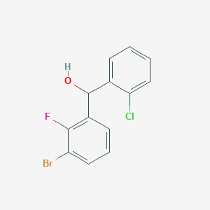 (3-Bromo-2-fluorophenyl)(2-chlorophenyl)methanol