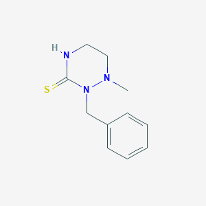 2-Benzyl-1-methyl-1,2,4-triazinane-3-thione