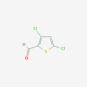 molecular formula C5H2Cl2OS B8626809 3,5-Dichlorothiophene-2-carbaldehyde 