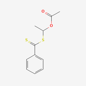 molecular formula C11H12O2S2 B8626889 1-Acetoxyethyl dithiobenzoate CAS No. 201611-78-1