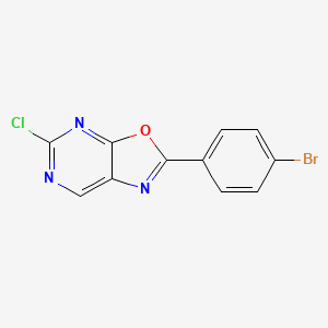 2-(4-Bromo-phenyl)-5-chloro-oxazolo[5,4-d]pyrimidine