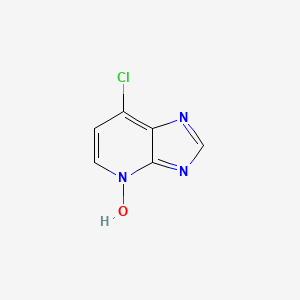 molecular formula C6H4ClN3O B8626979 7-Chloro-3H-imidazo[4,5-b]pyridine4-oxide 