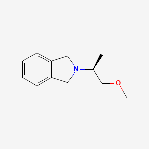 molecular formula C13H17NO B8627053 (S)-2-(1-Methoxybut-3-en-2-yl)isoindoline 