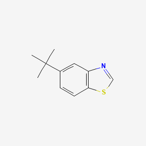 molecular formula C11H13NS B8627058 5-Tert-butylbenzo[d]thiazole 